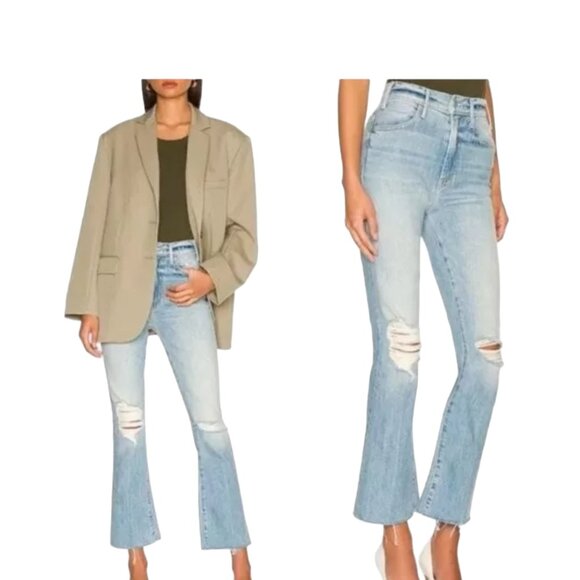 MOTHER SUPERIOR JEANS , The Hustler Ankle Fray, Ropes's End, Size 26 - Picture 2 of 11